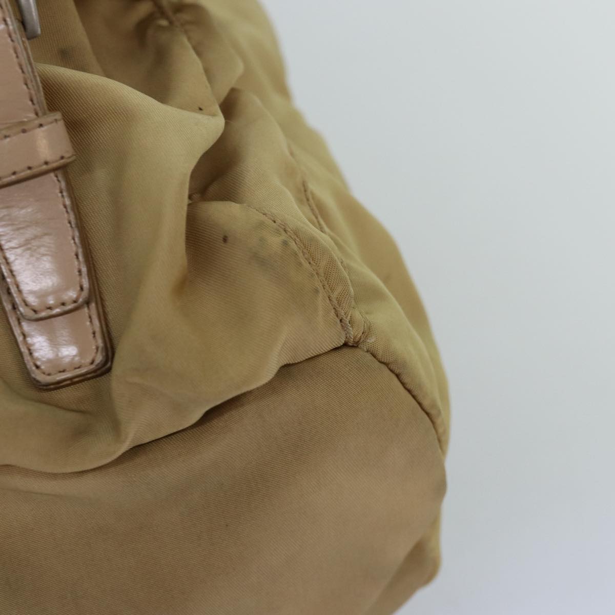 PRADA Backpack Nylon Beige