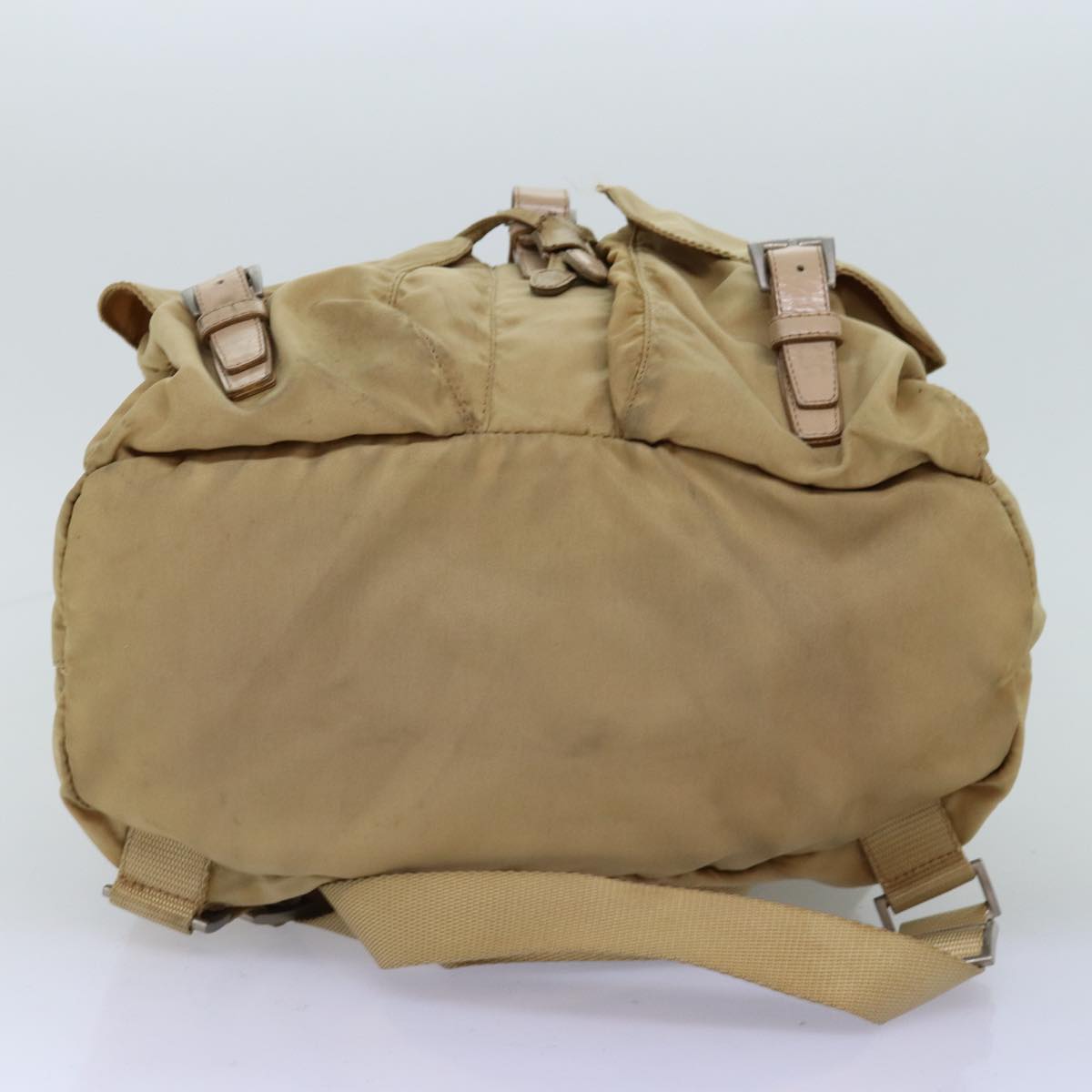 PRADA Backpack Nylon Beige