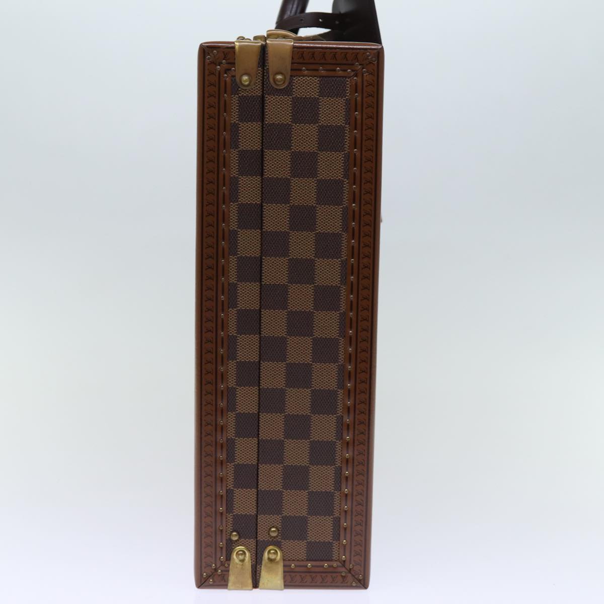 Louis Vuitton Damier Ebene Attache Case Hand Bag LV