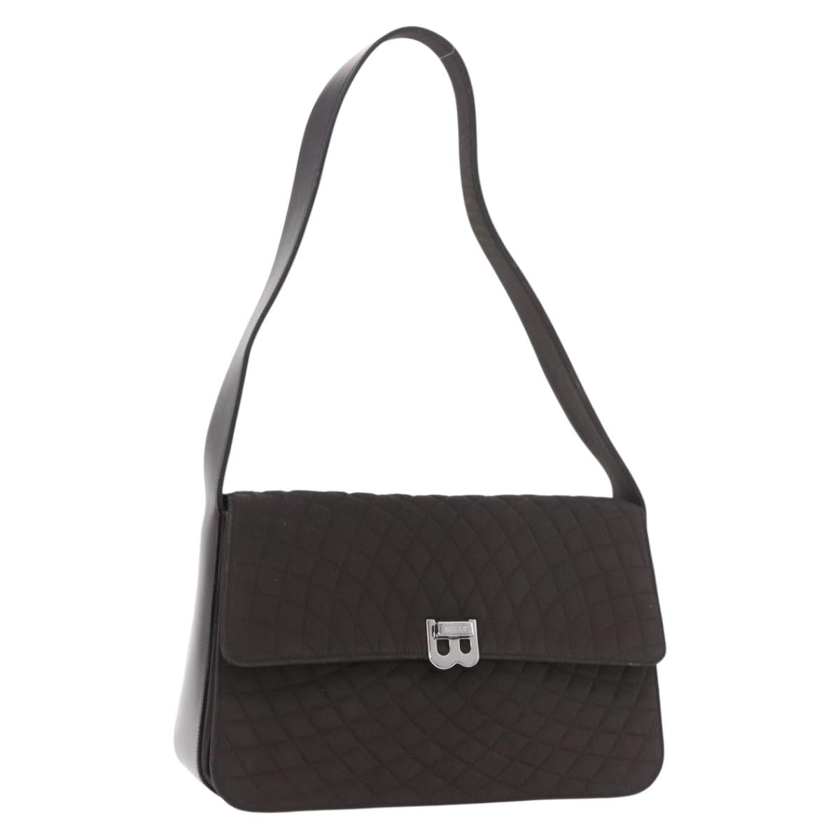 BALLY Shoulder Bag Nylon Brown