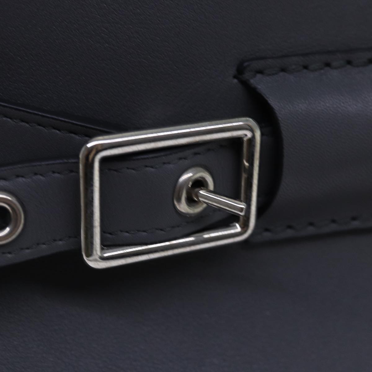 CELINE Big bag Shoulder Bag Leather Gray
