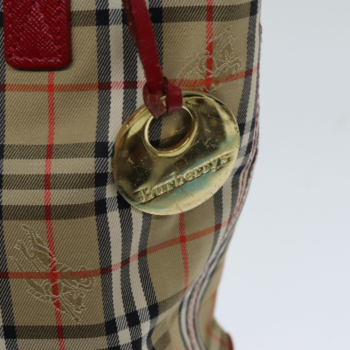 Burberrys Nova Check Tote Bag Canvas