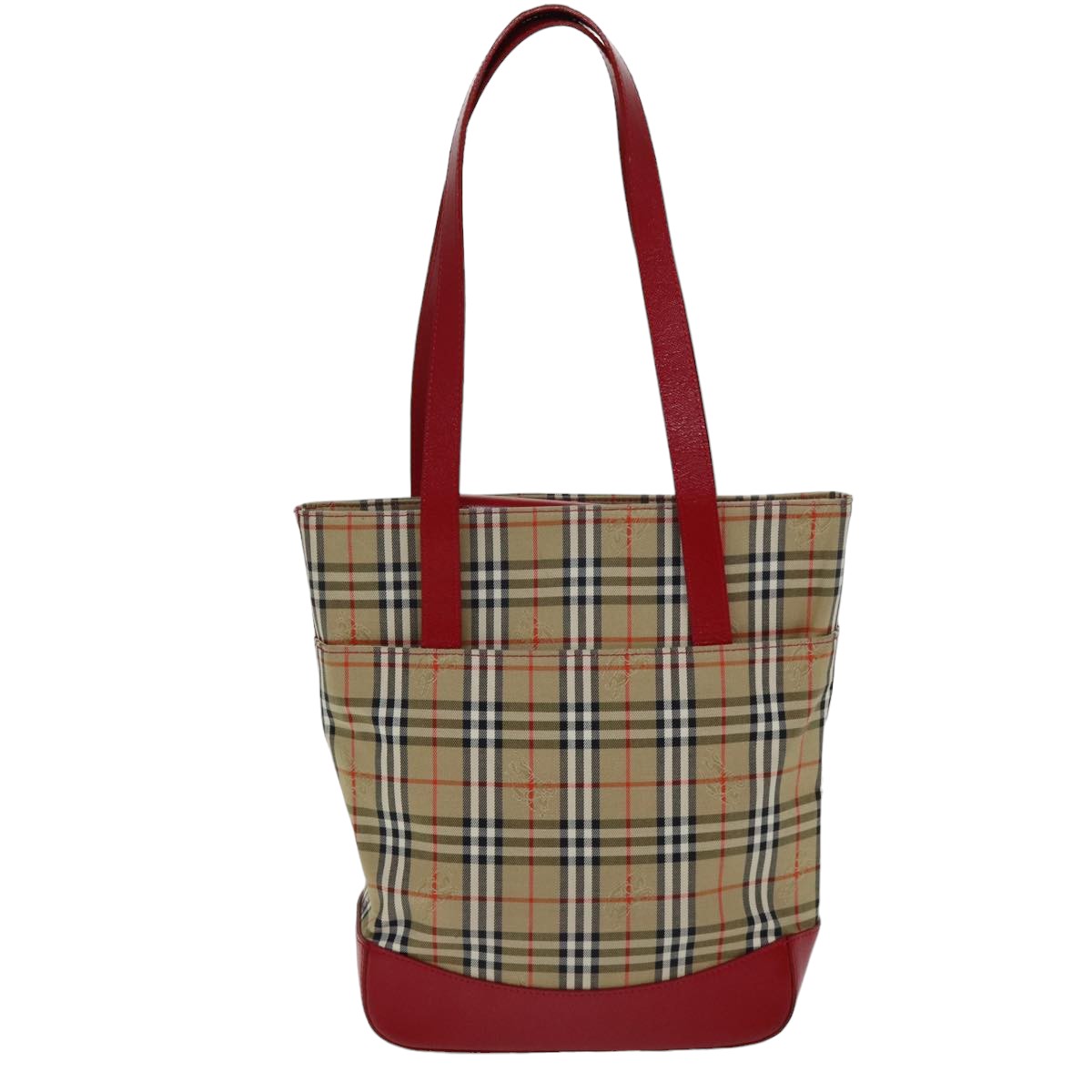 Burberrys Nova Check Tote Bag Canvas