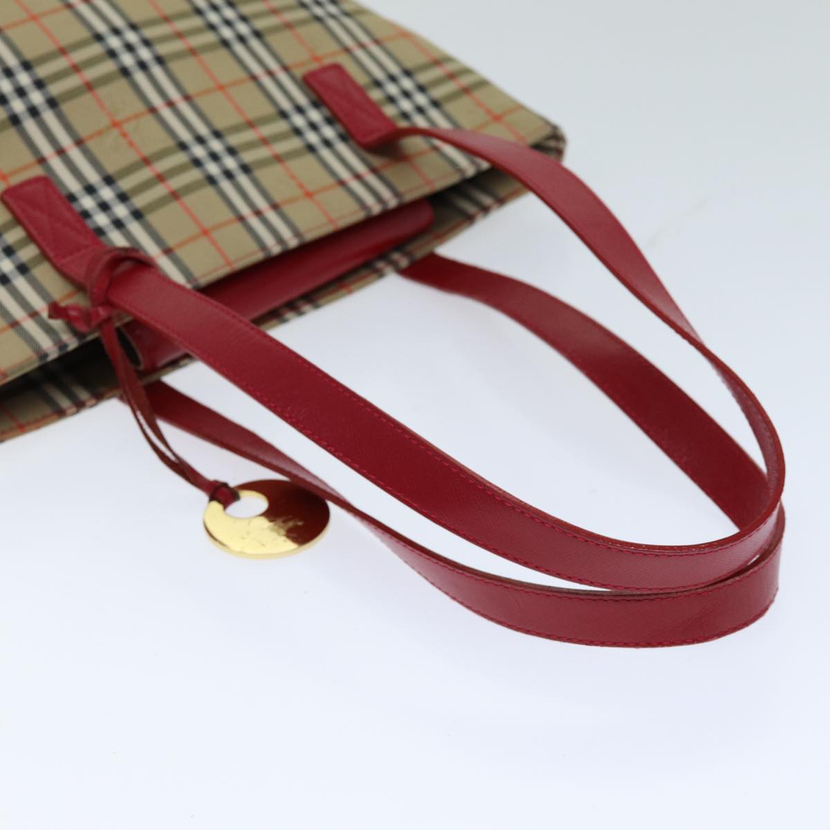 Burberrys Nova Check Tote Bag Canvas