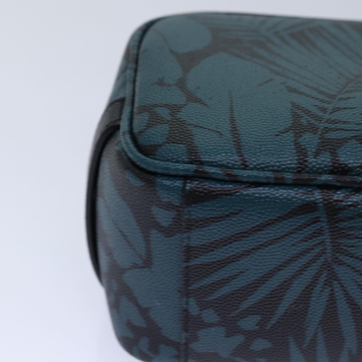 SAINT LAURENT Pouch PVC Green