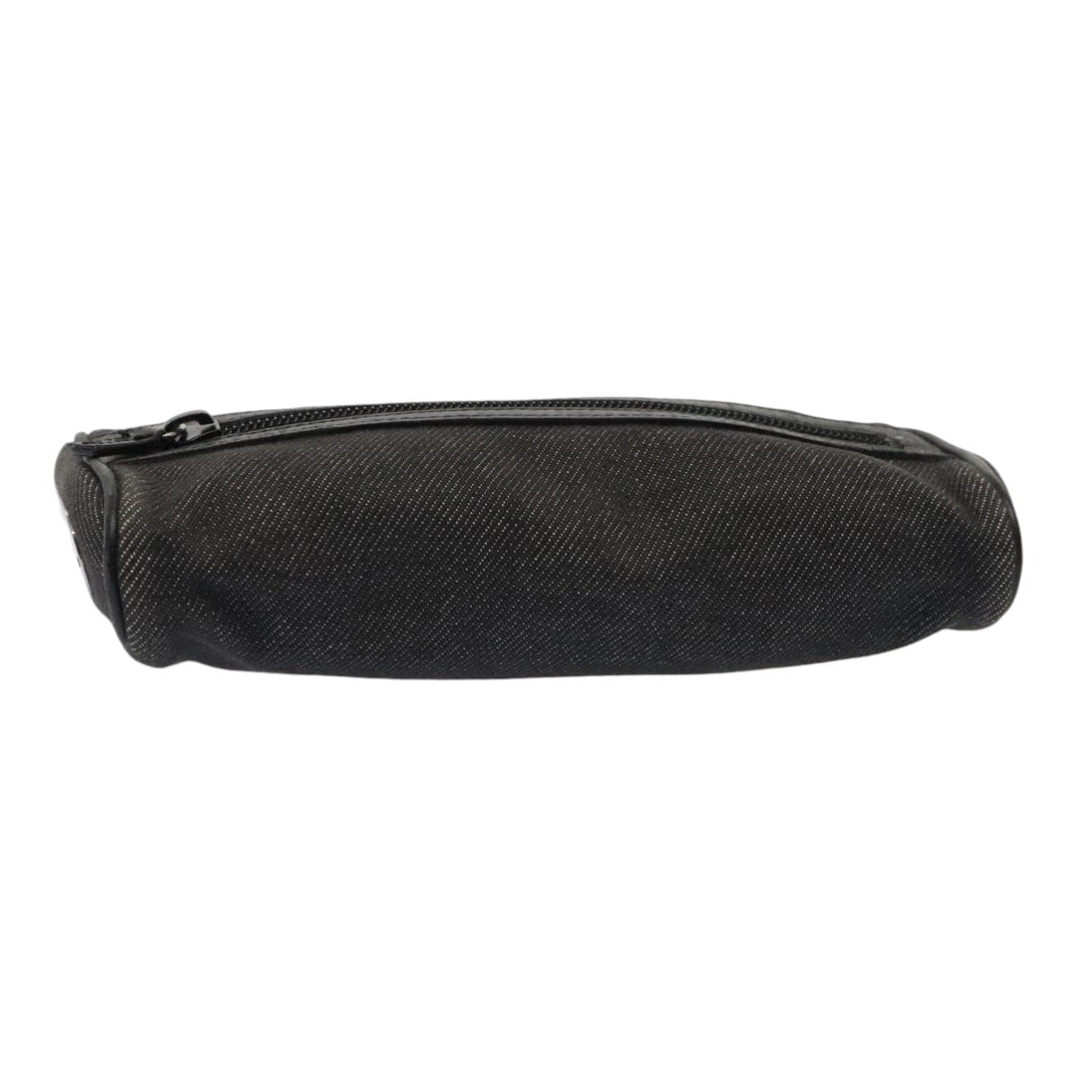 GUCCI Pouch Denim Gray Silver 90627