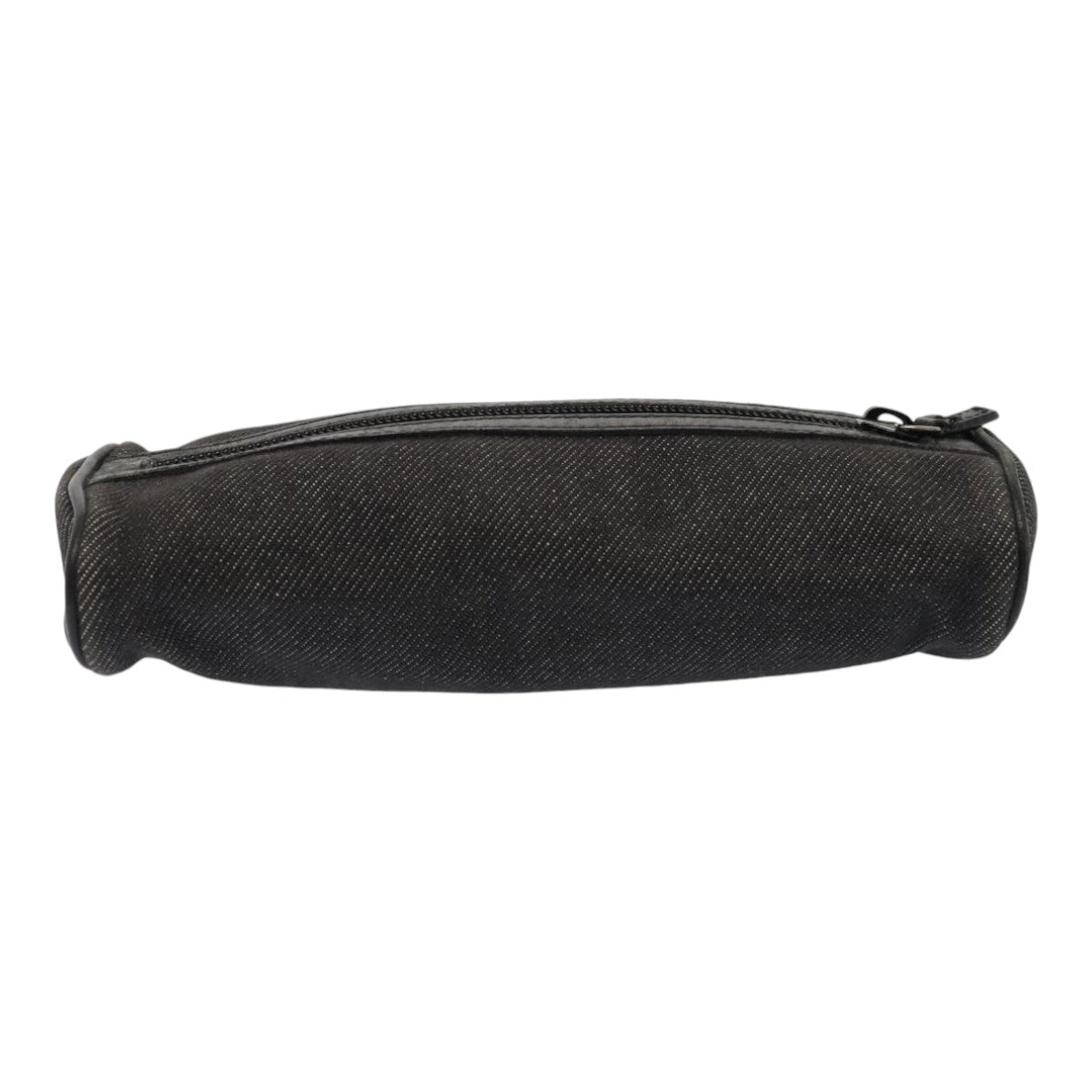 GUCCI Pouch Denim Gray Silver 90627