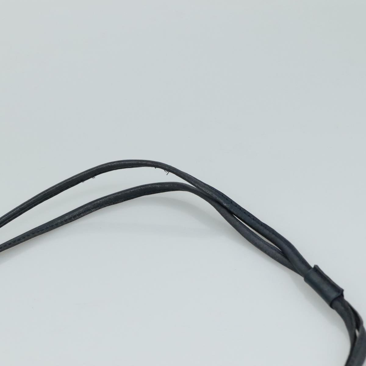 GUCCI Micro GG Canvas Shoulder Bag Navy