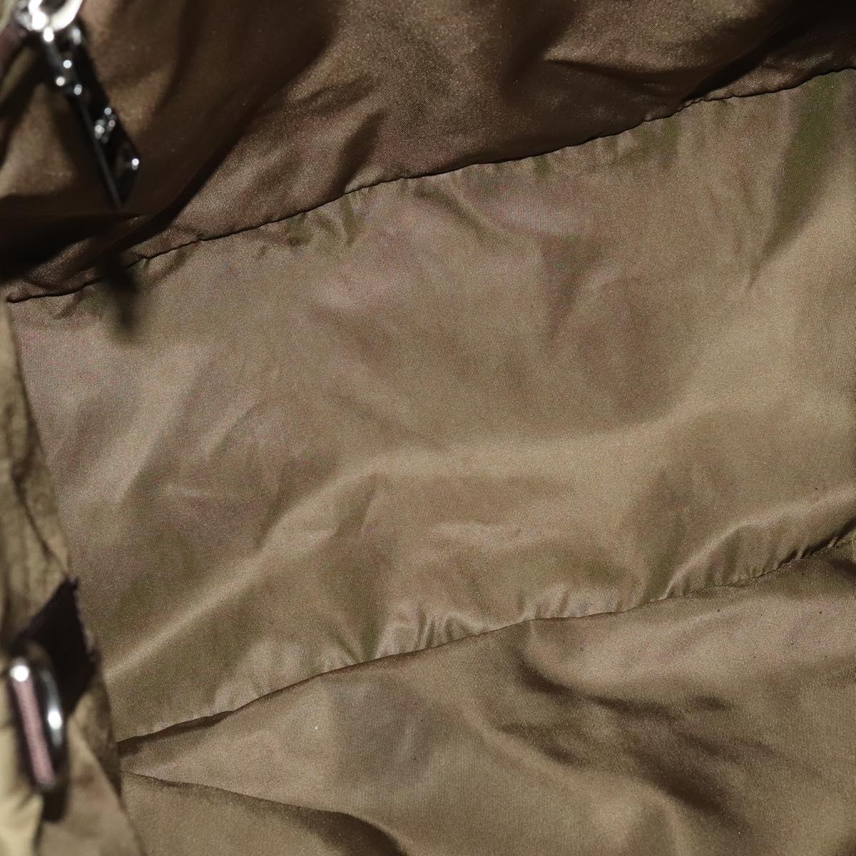 PRADA Hand Bag Nylon 2way Khaki