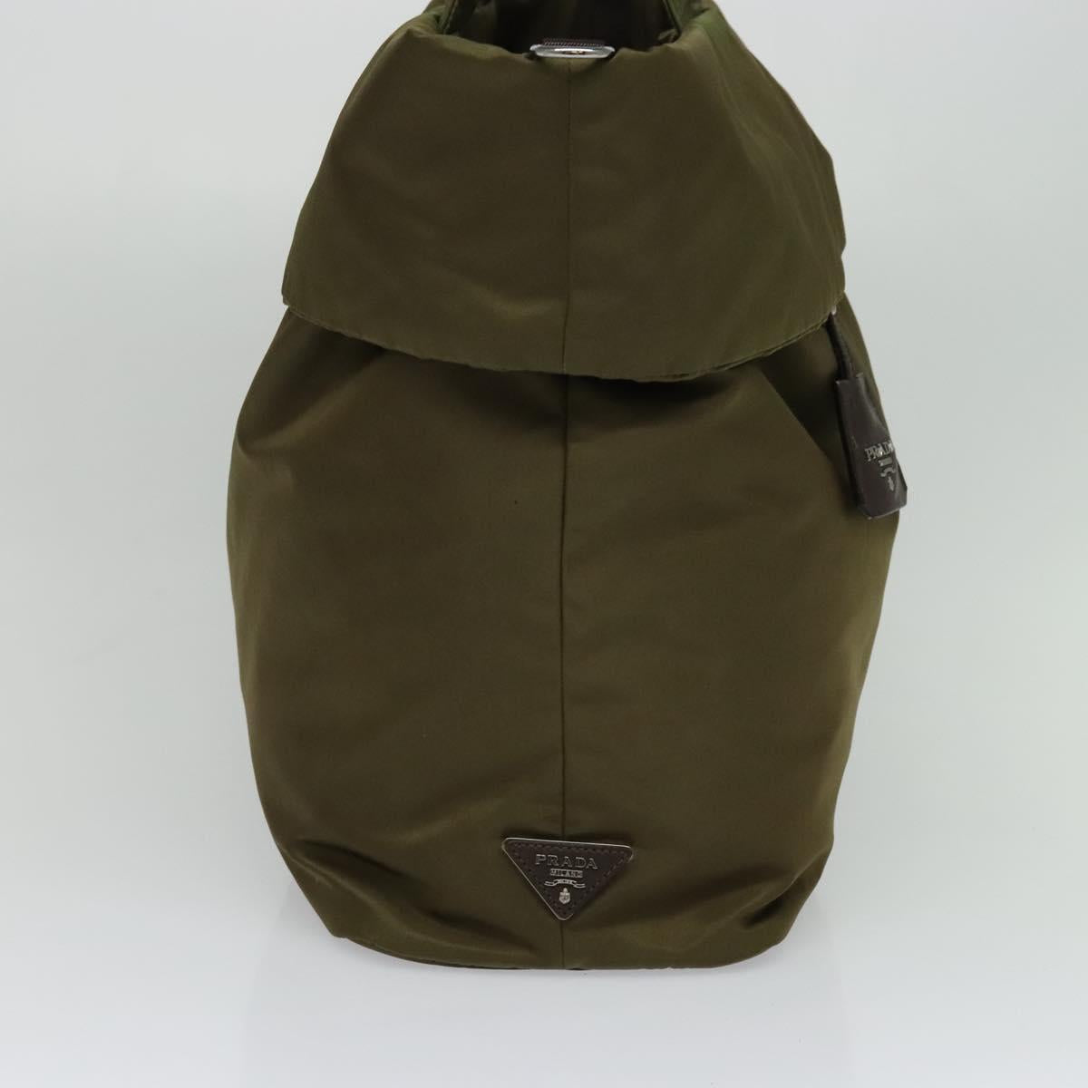PRADA Hand Bag Nylon 2way Khaki