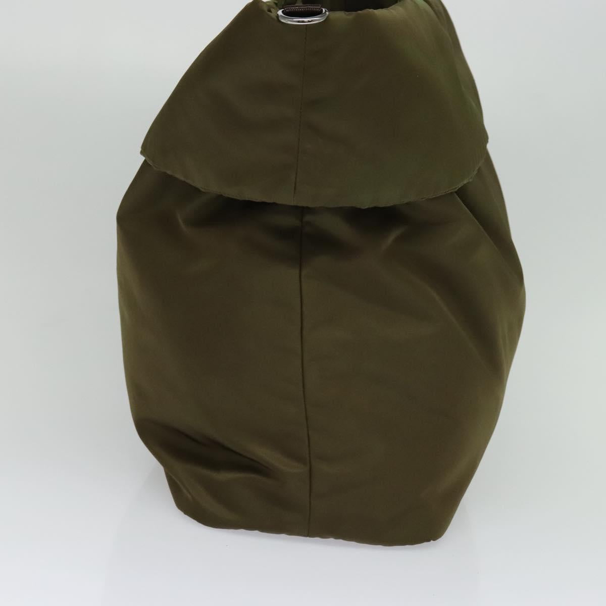 PRADA Hand Bag Nylon 2way Khaki