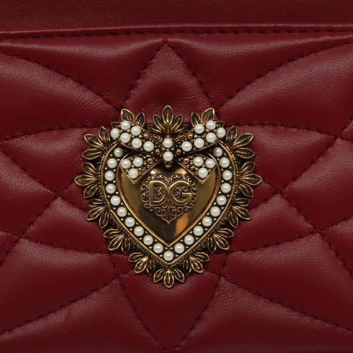 DOLCE&GABBANA Wallet Leather Red