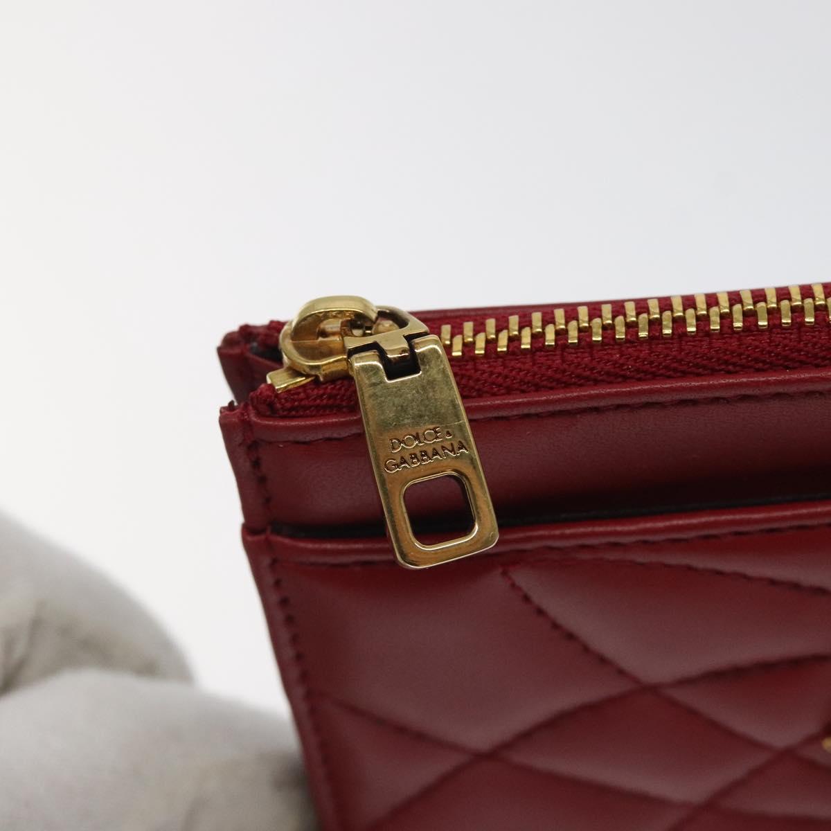 DOLCE&GABBANA Wallet Leather Red