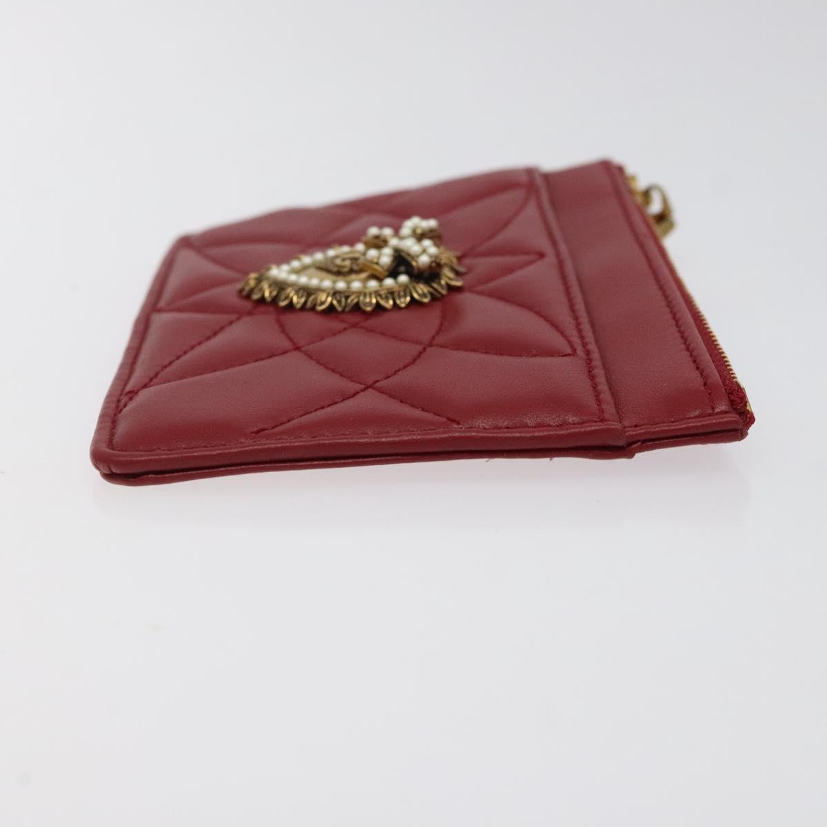 DOLCE&GABBANA Wallet Leather Red