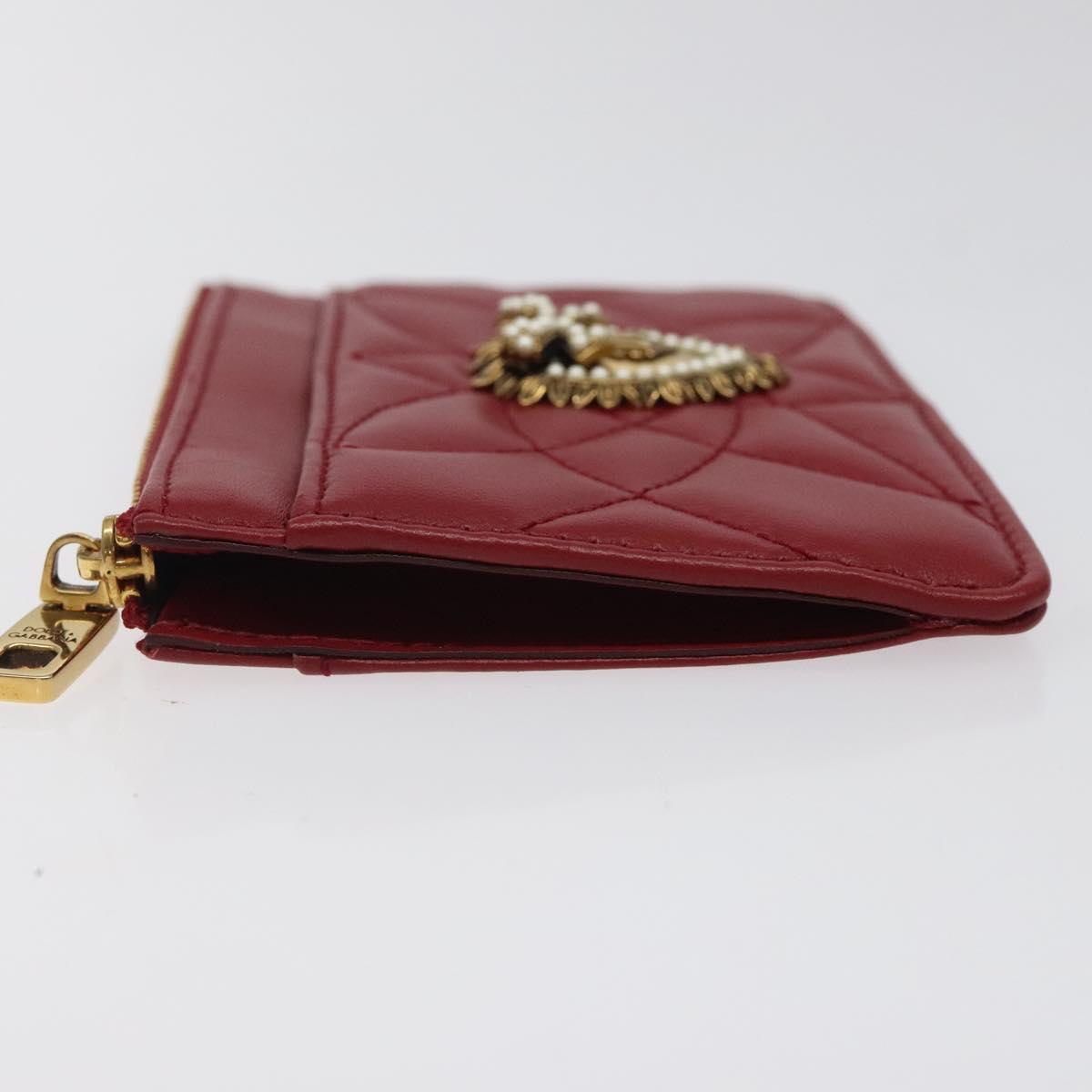 DOLCE&GABBANA Wallet Leather Red