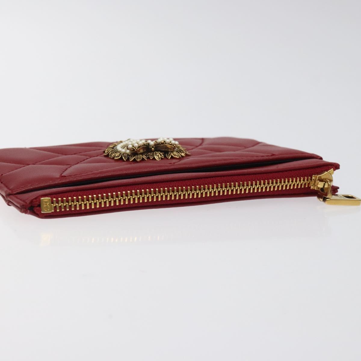 DOLCE&GABBANA Wallet Leather Red