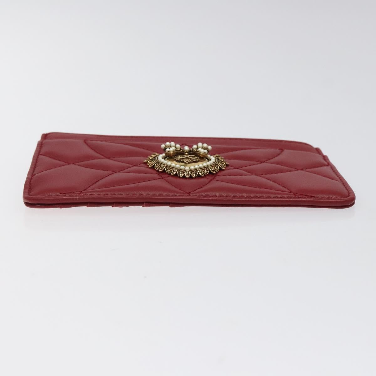 DOLCE&GABBANA Wallet Leather Red