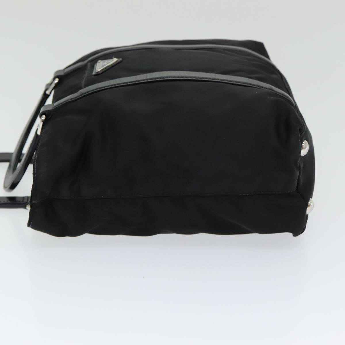 PRADA Hand Bag Nylon Black