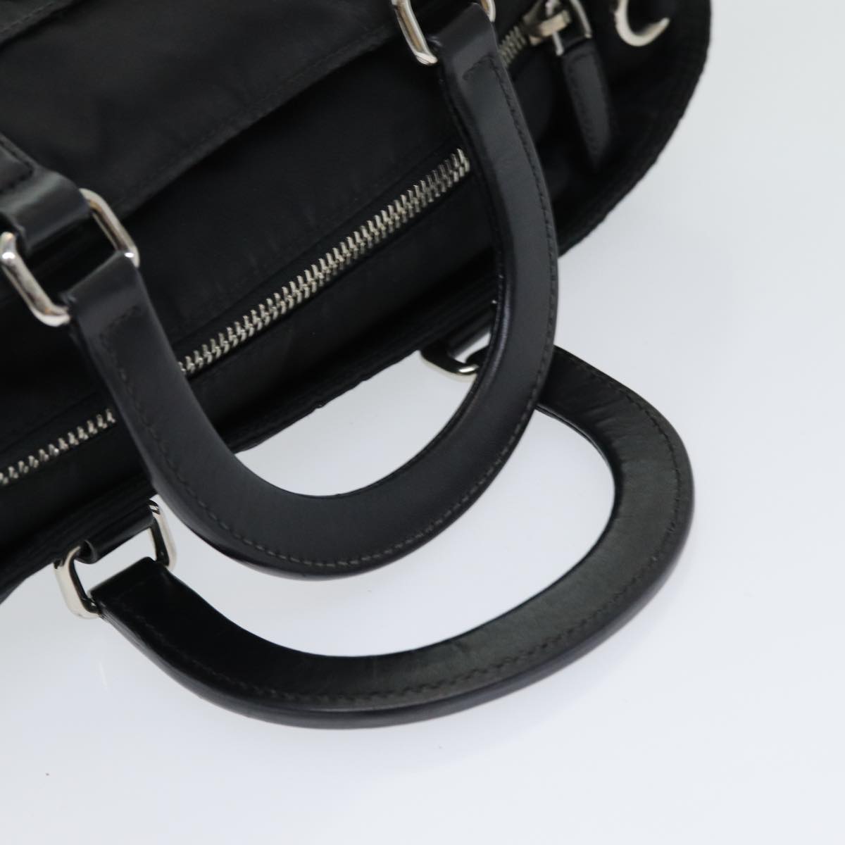 PRADA Hand Bag Nylon Black