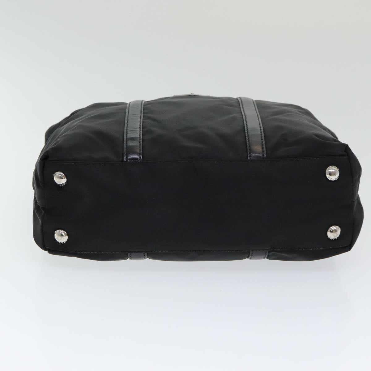 PRADA Hand Bag Nylon Black