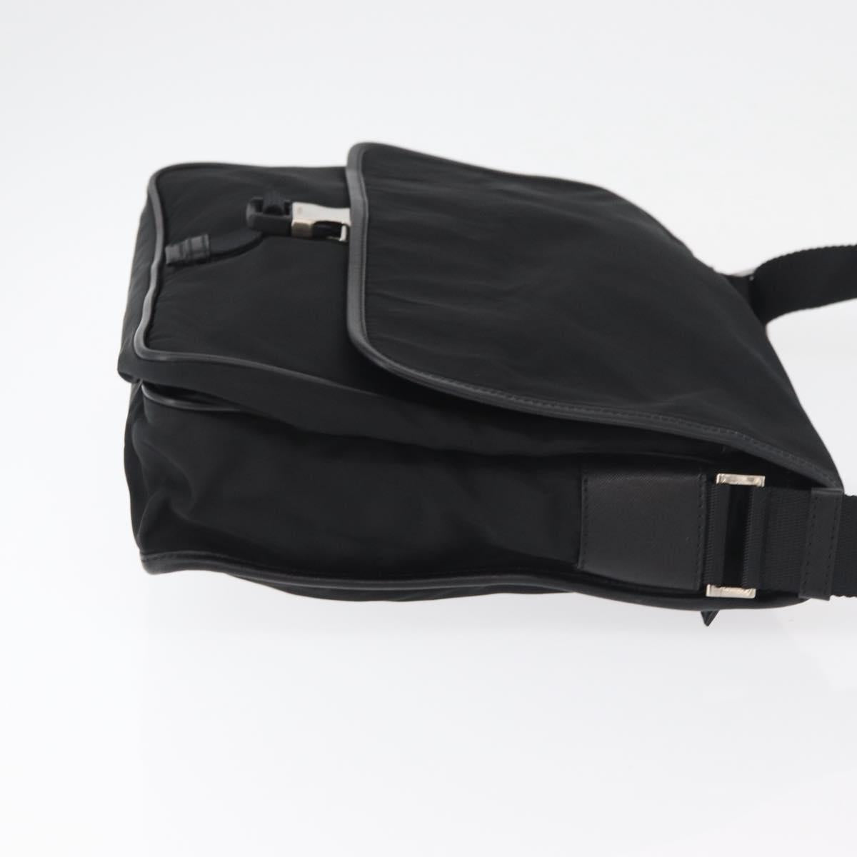PRADA Shoulder Bag Nylon Black