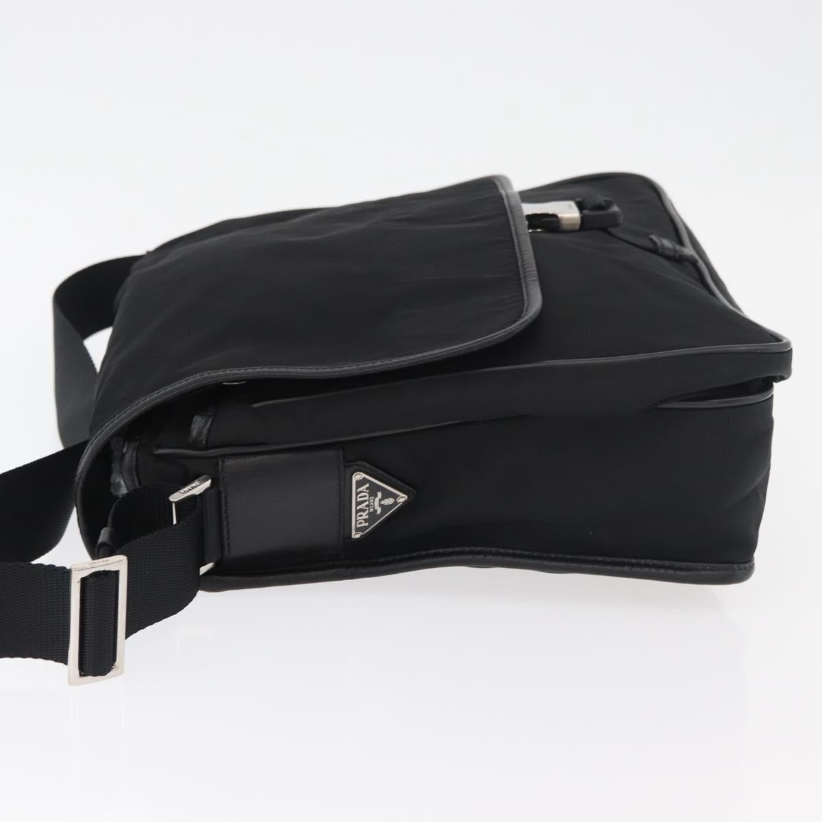 PRADA Shoulder Bag Nylon Black