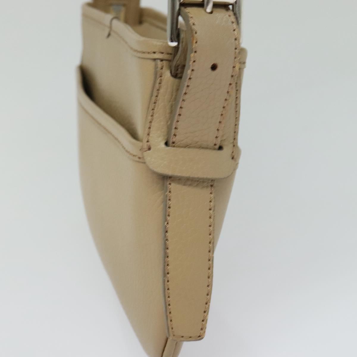 BURBERRY Shoulder Bag Leather Beige