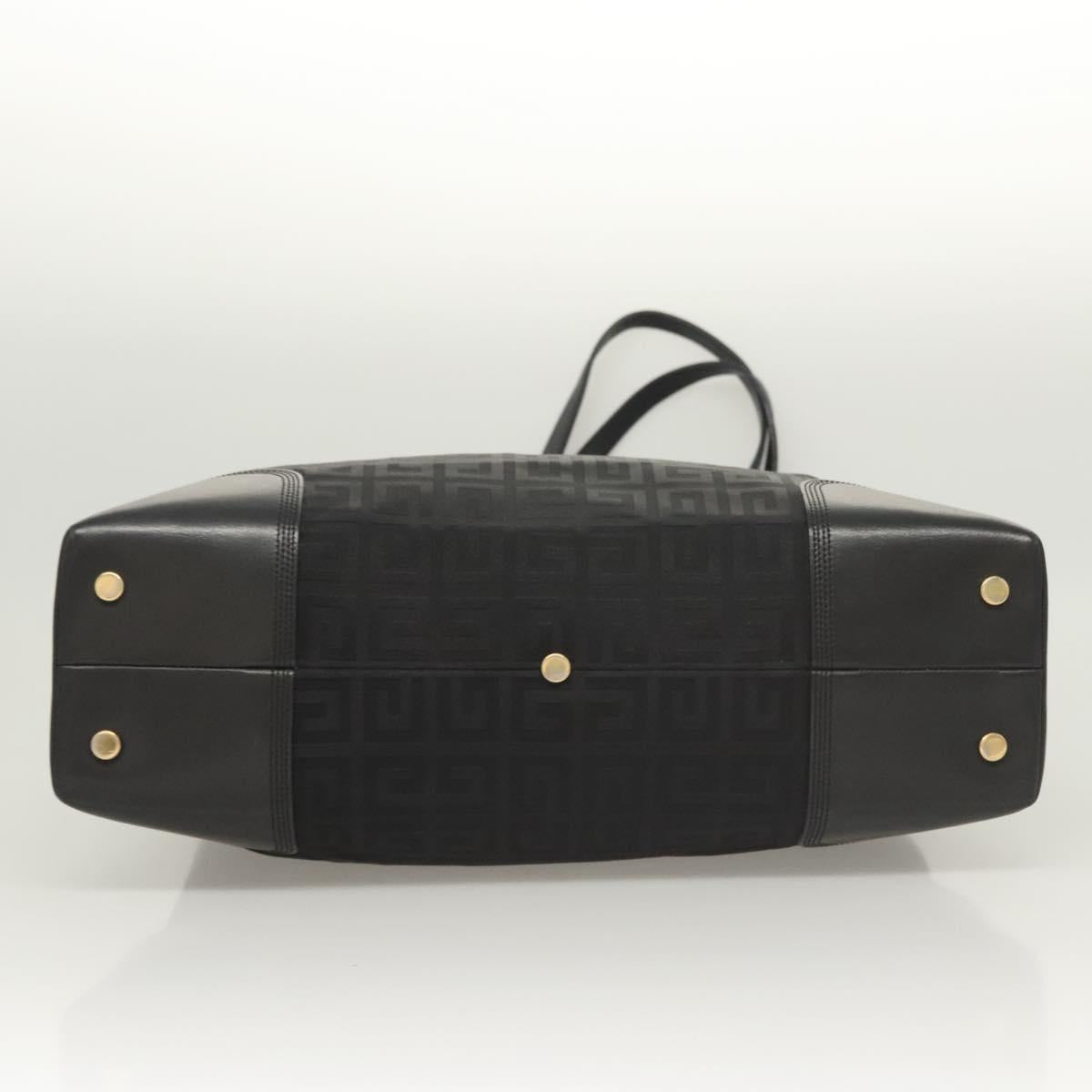 GIVENCHY Tote Bag Canvas Black Gold