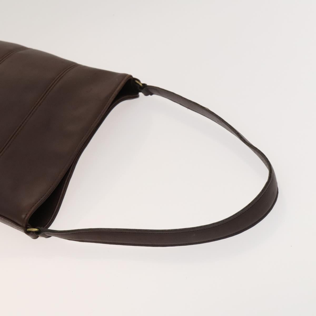 Coach Shoulder Bag Leather 2Set Brown Light Beige