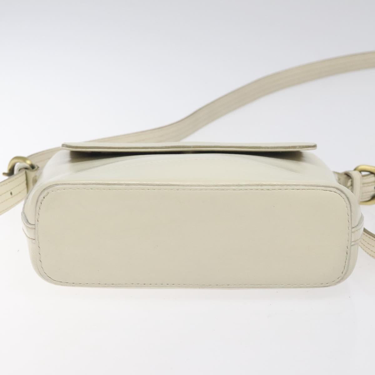 BURBERRY Shoulder Bag Leather White