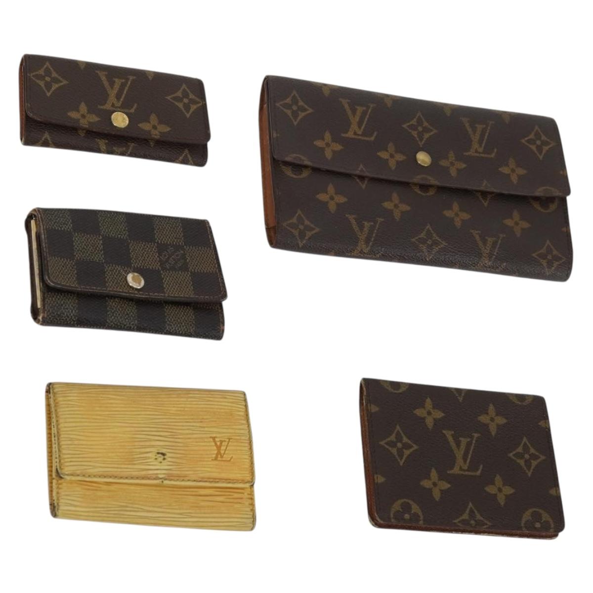 Louis Vuitton Monogram Epi Wallet 5 Set Yellow LV