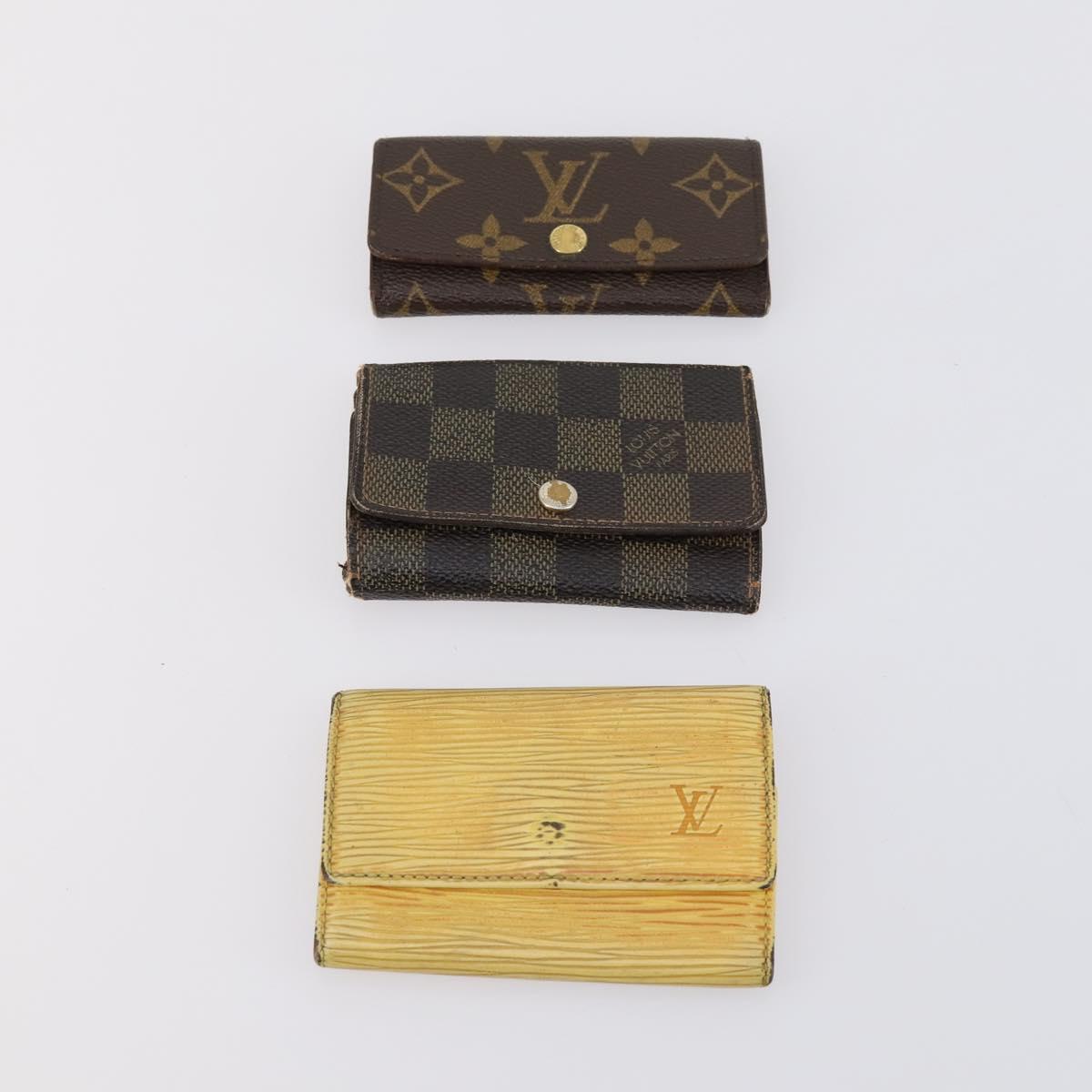 Louis Vuitton Monogram Epi Wallet 5 Set Yellow LV
