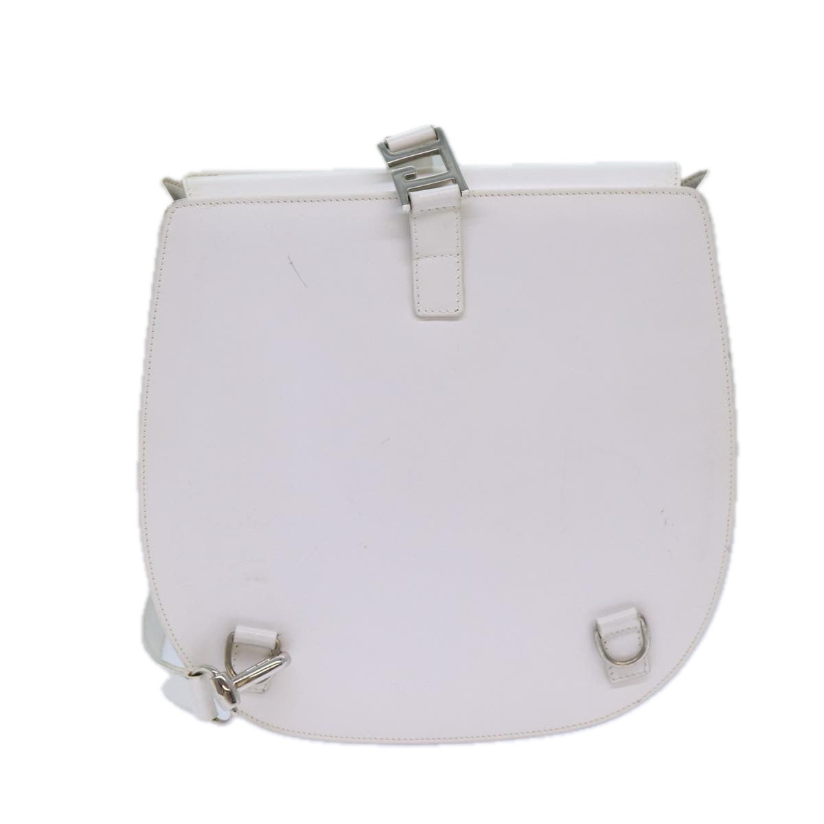 GUCCI Body Bag Leather White