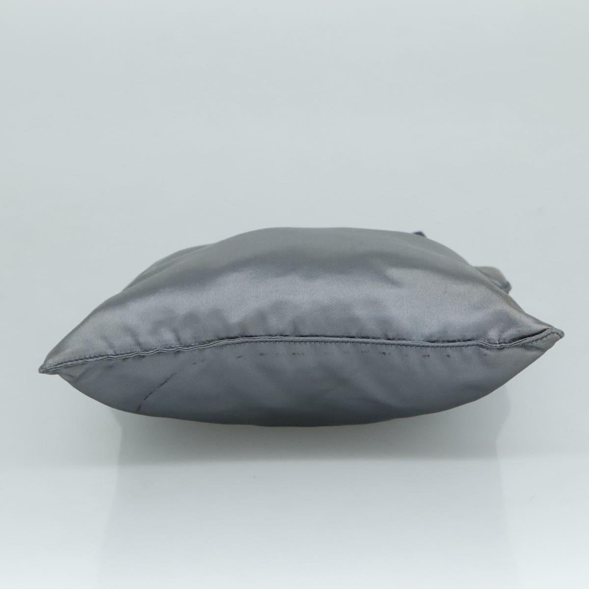 PRADA Shoulder Bag Satin Blue