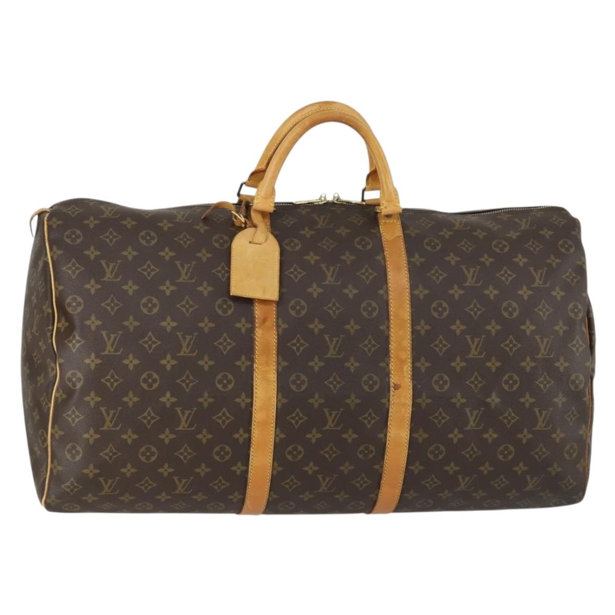 Louis Vuitton Monogram Keepall 60 Boston Bag M41422 LV
