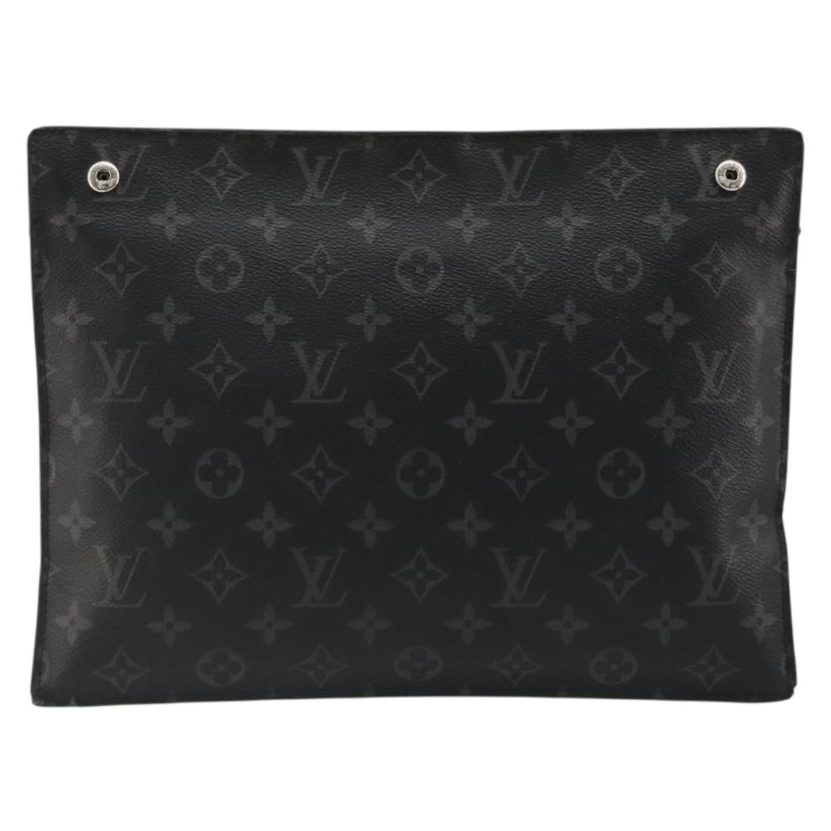 Louis Vuitton Monogram Eclipse Grand Sac Pouch M44733 LV