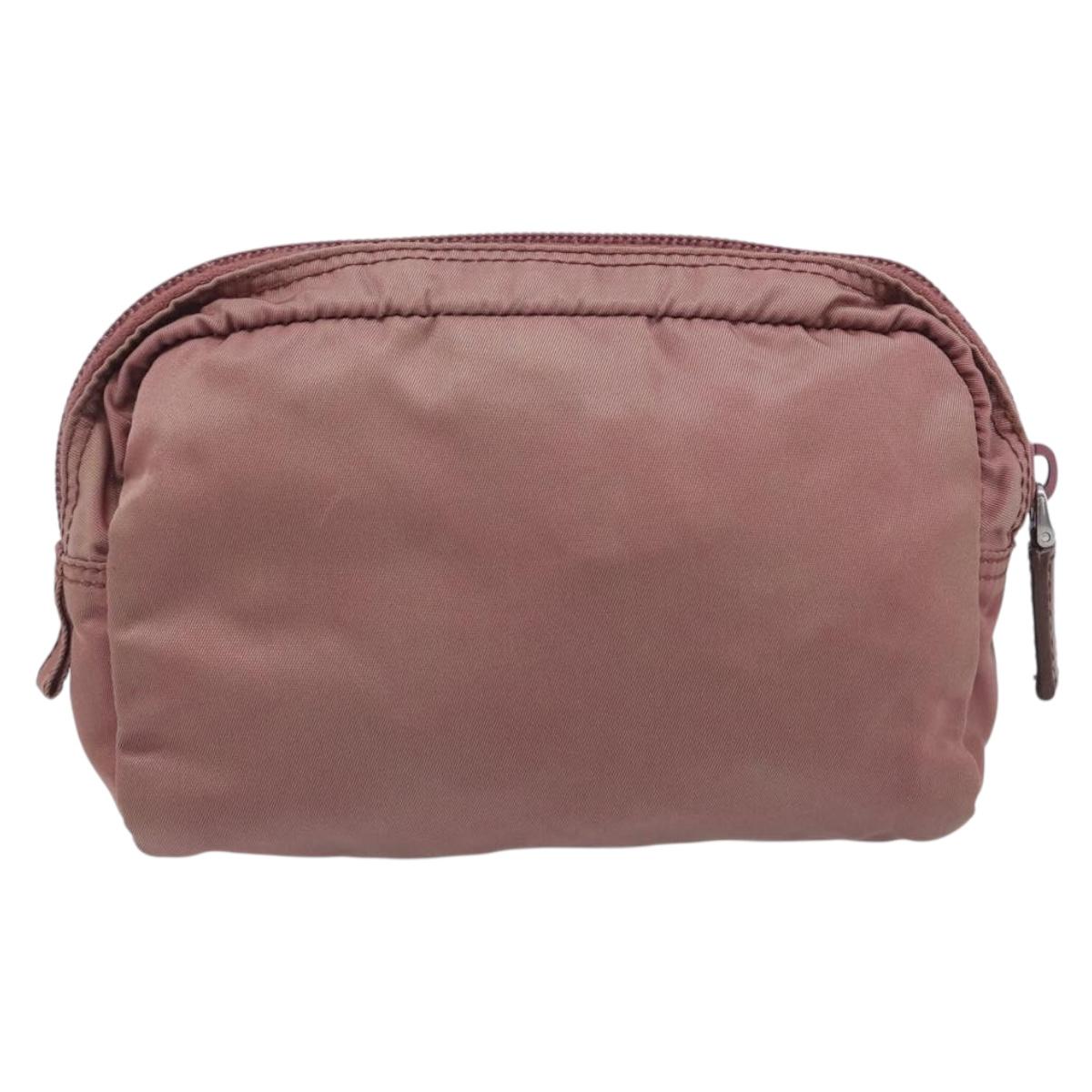PRADA Pouch Nylon Pink