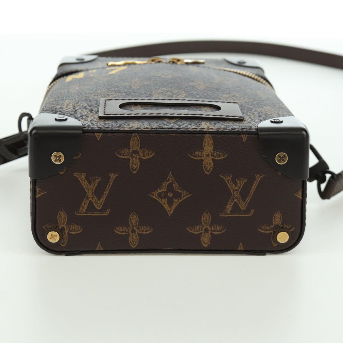 Louis Vuitton Monogram Vertical Box Trunk Shoulder Bag M59664 LV