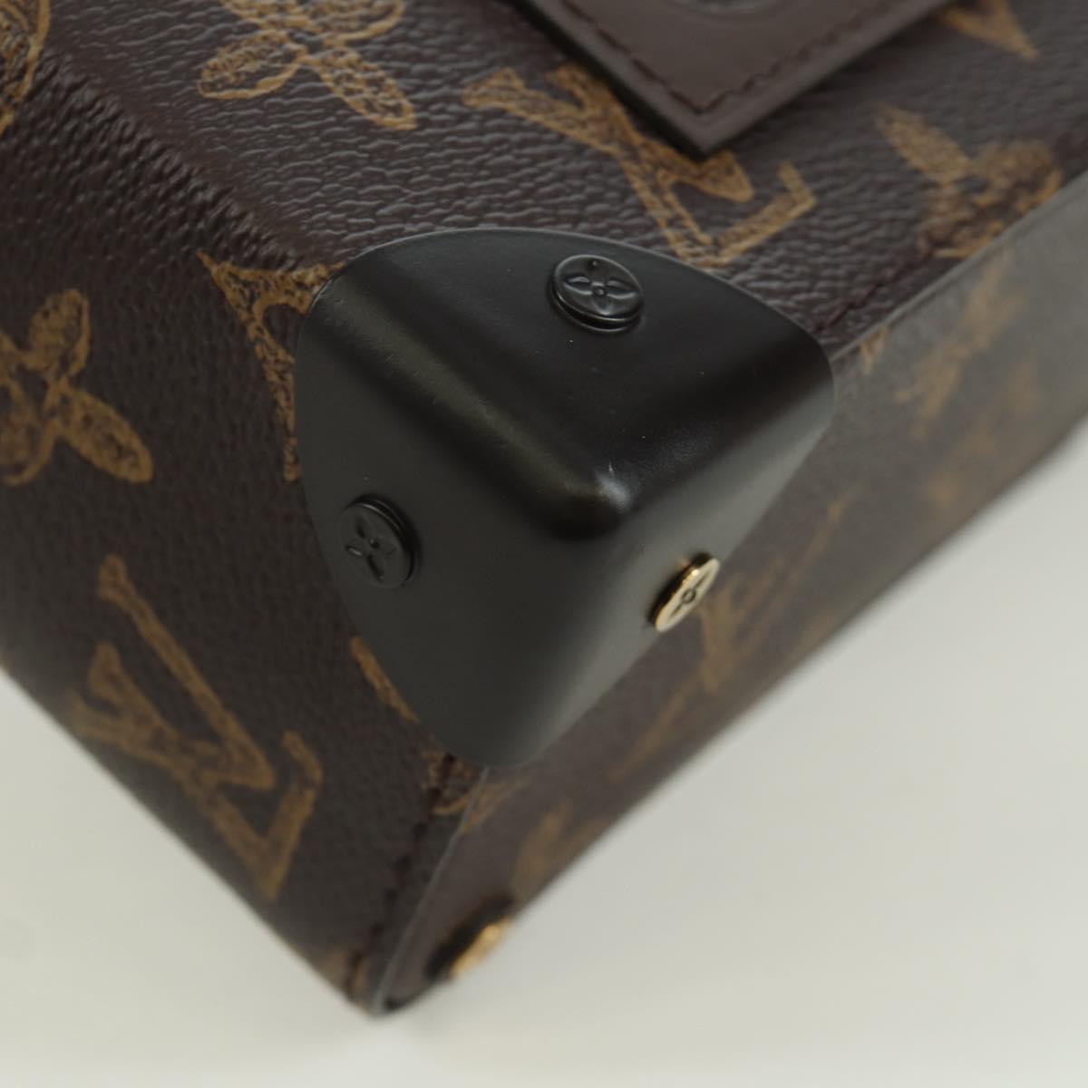 Louis Vuitton Monogram Vertical Box Trunk Shoulder Bag M59664 LV
