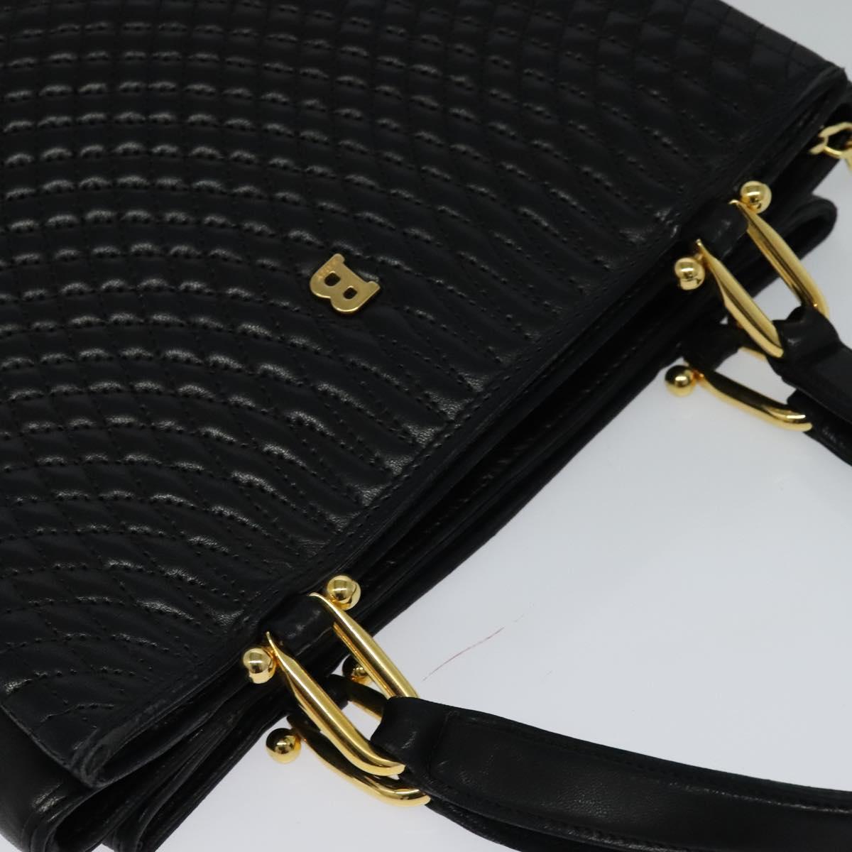 BALLY Hand Bag Leather Black