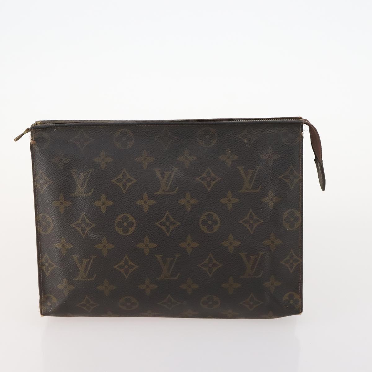 Louis Vuitton Monogram Clutch Bag 2 Set LV