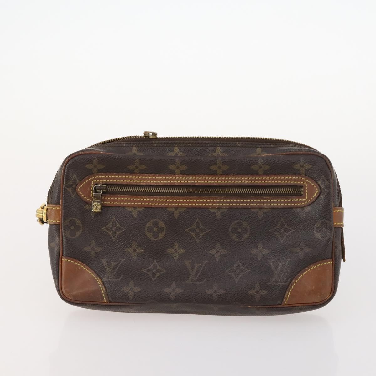 Louis Vuitton Monogram Clutch Bag 2 Set LV