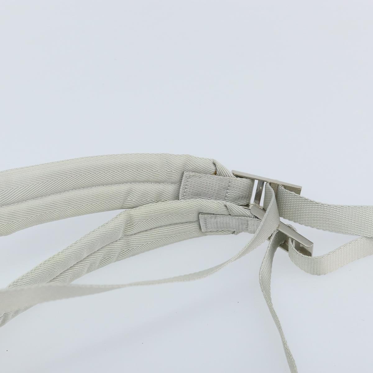 PRADA Backpack Nylon Light Blue Silver