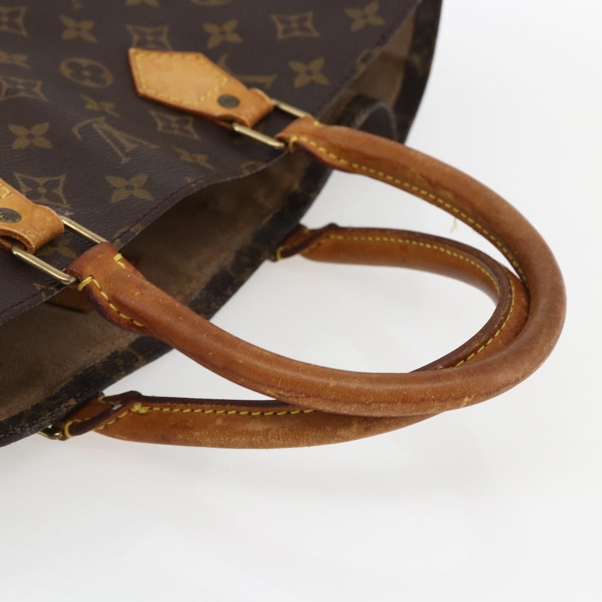 Louis Vuitton Monogram Sac Plat Hand Bag M51140 LV