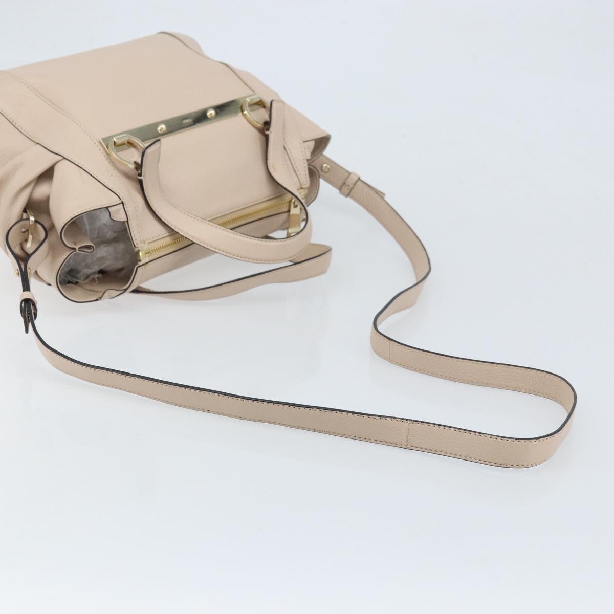 Chloe Hand Bag 2way Pink Gold