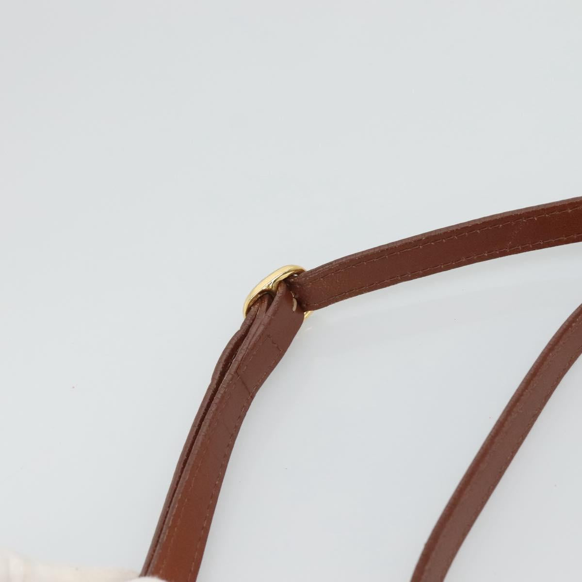 Burberrys Shoulder Bag Leather Brown Gold