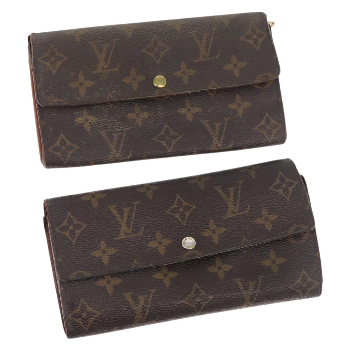 Louis Vuitton Monogram Wallet 2 Set LV