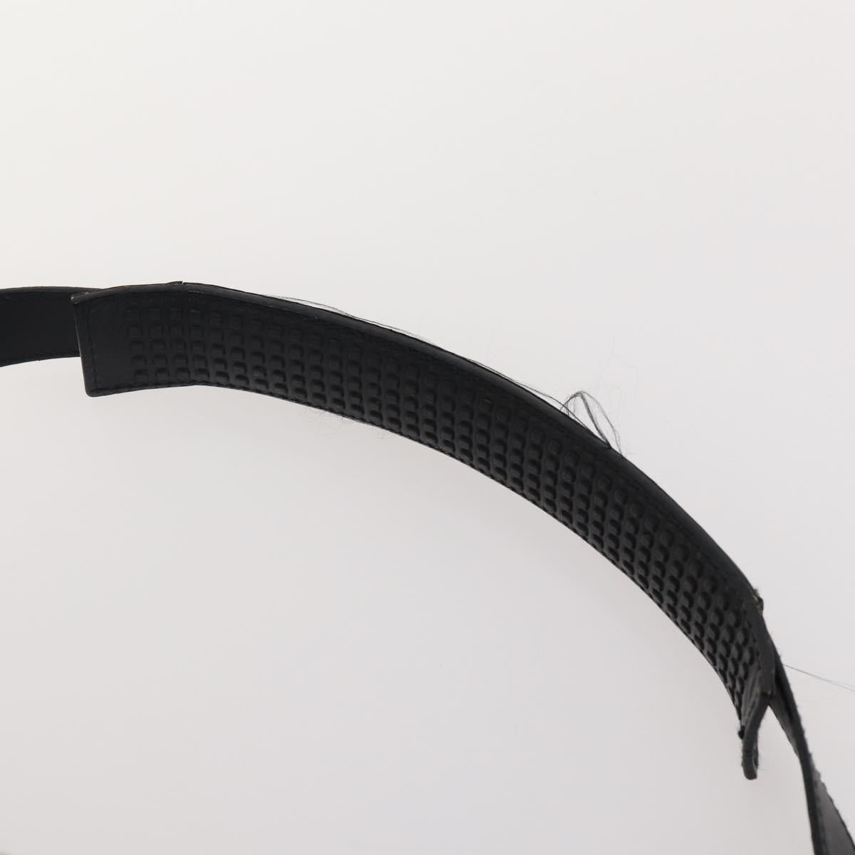 GUCCI Shoulder Bag Canvas Black Silver