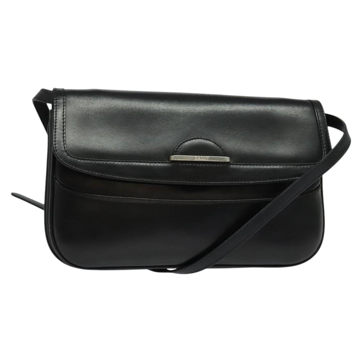 BALLY Shoulder Bag Leather Black