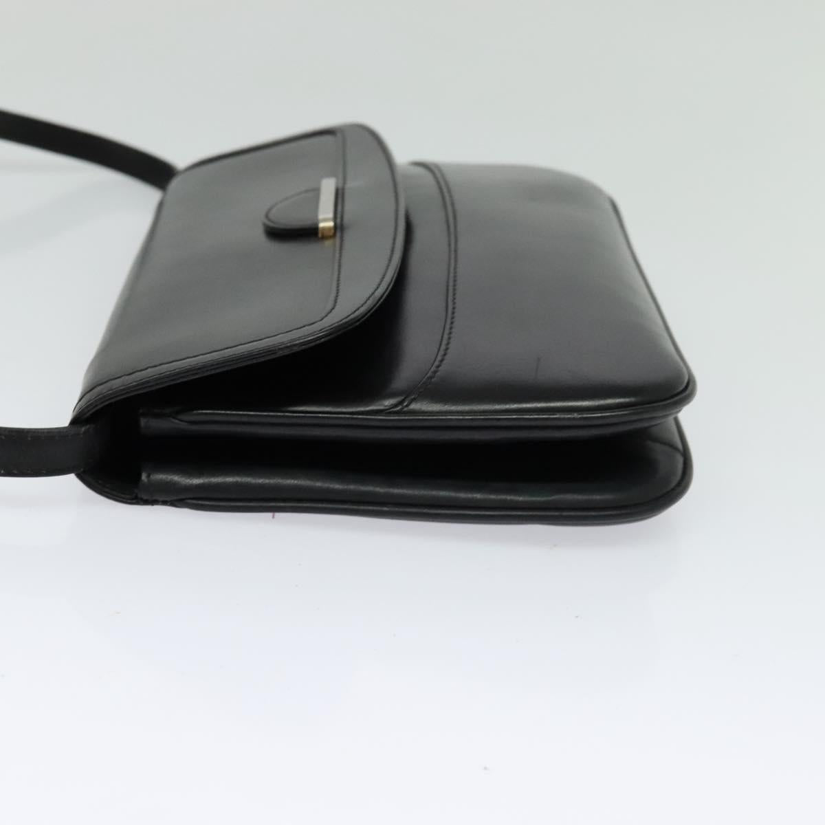BALLY Shoulder Bag Leather Black